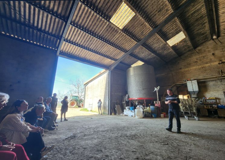 Visite de l'élevage de brebis de Fabien Blanc et dégustation de roquefort_Cadix
