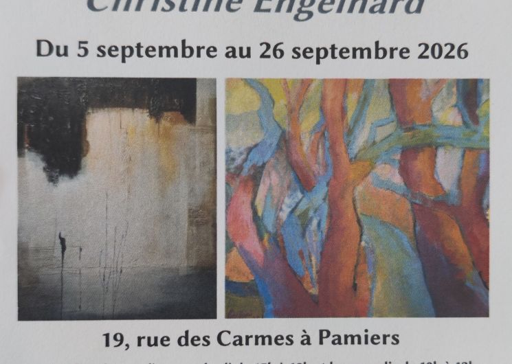 Exposition - Bernard COURTOIS et Christine ENGELHARD_Pamiers