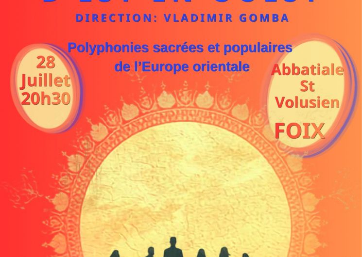 Concert de l'ensemble vocal D'Est en Ouest_Foix