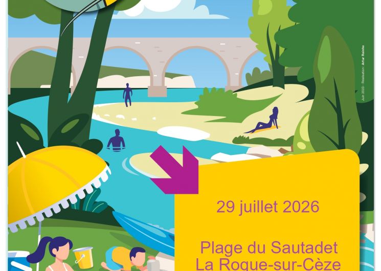 Les RDV à la plage à La Roque sur Cèze_La Roque-sur-Cèze