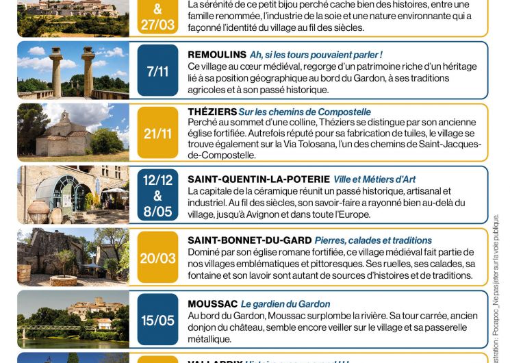 Visite guidée de Saint-Quentin-La-Poterie - Histoires de Clochers 2026-2027_Saint-Quentin-la-Poterie