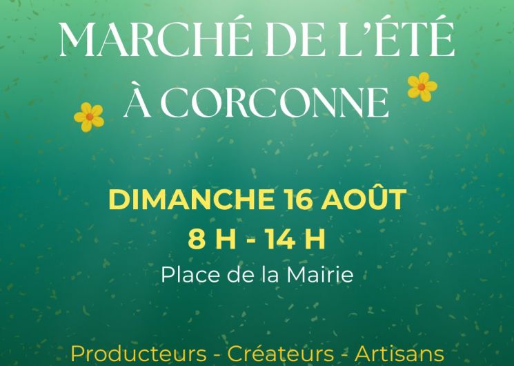 Marché de l'été à Corconne_Corconne