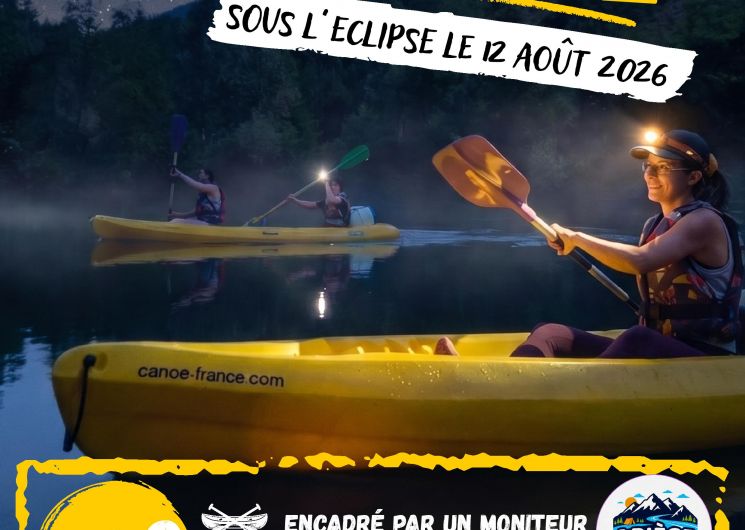 Descente nocturne en canoë avec Ariège Evasion_Ornolac-Ussat-les-Bains