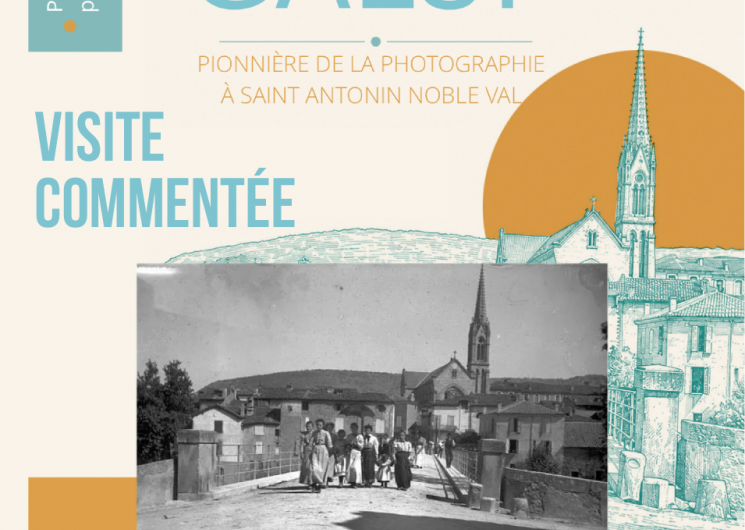 Journées européennes du patrimoine, visite de l'exposition d'Amélie Galup_Saint-Antonin-Noble-Val