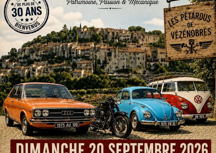 JEP 2026 : Rassemblement Auto rétro_Vézénobres