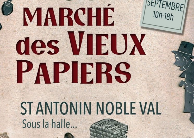 Marché des vieux papiers_Saint-Antonin-Noble-Val