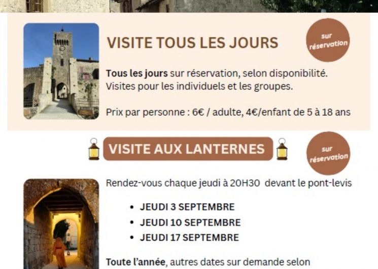 Larressingle - Visite insolite par Marie-Claude Maquart_Larressingle