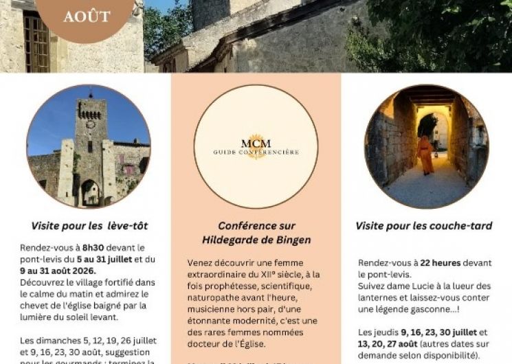Larressingle - Visite insolite par Marie-Claude Maquart_Larressingle