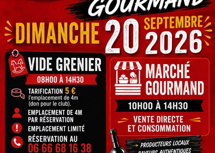 Marché gourmand & Vide grenier_Mazères