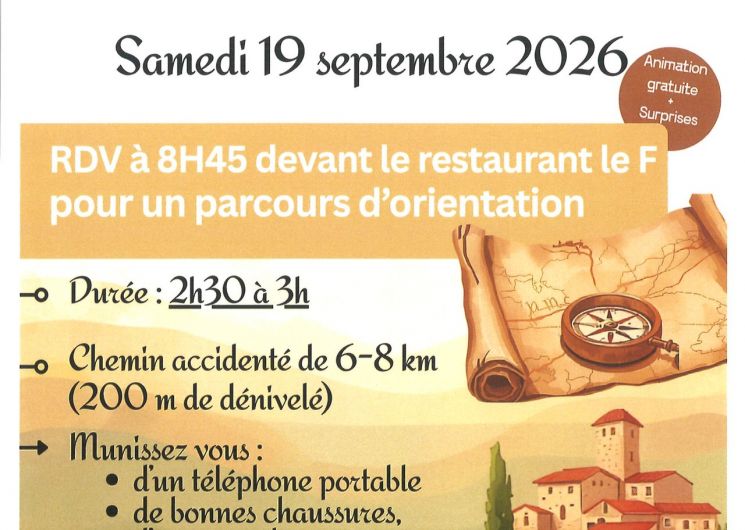 arcours d'orientation - À la découverte des trésors de Fournès