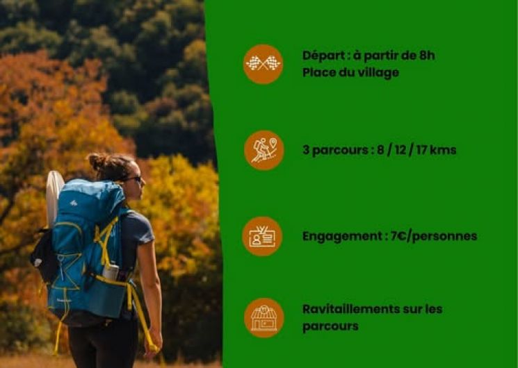Affiche Rando pédestre Bourg de visa