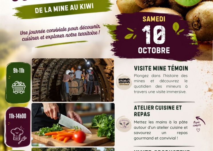 Journée Escapade Gourmande – De la mine au kiwi