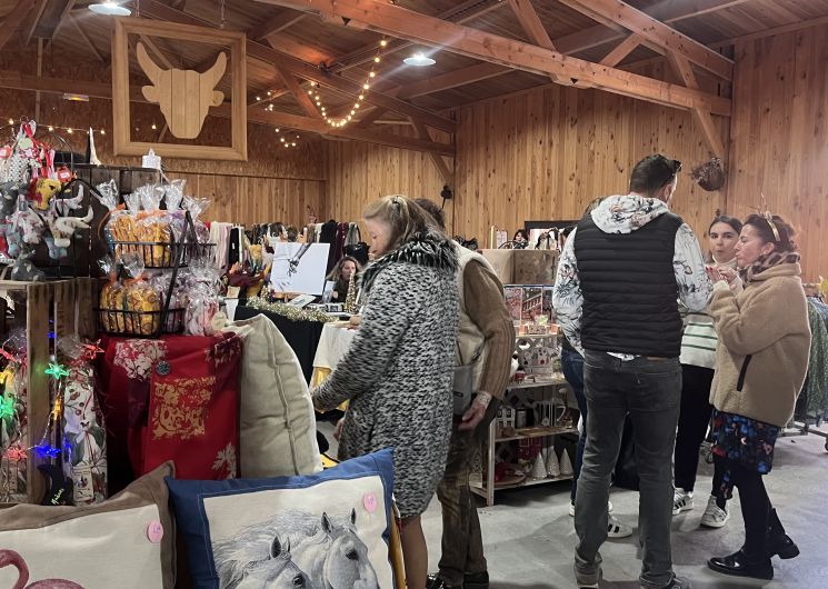 Marché fermier de Noël en manade_Le Cailar