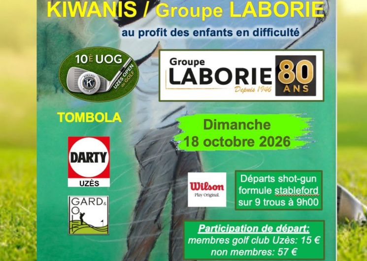 10ème Trophée de Golf Kiwanis - Uzès Open_Uzès