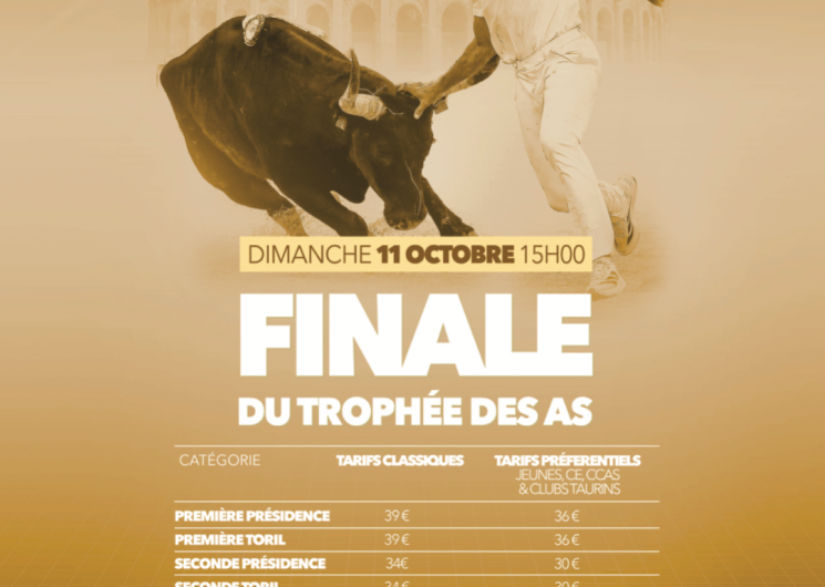 Affiche finale du trophée des as