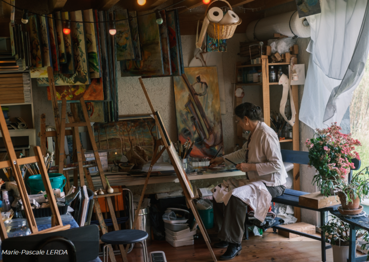 Journées des Ateliers d’Artistes d’Occitanie - Marie-Pascale LERDA -_Pis