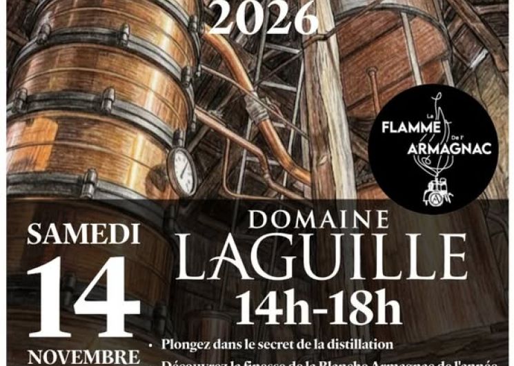 Flamme de l'Armagnac au Domaine de Laguille_Eauze