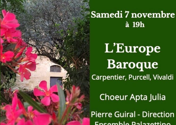 Concert musique baroque et chœur Apta Julia_Roquemaure