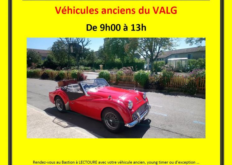 Rassemblement de véhicules anciens_Lectoure