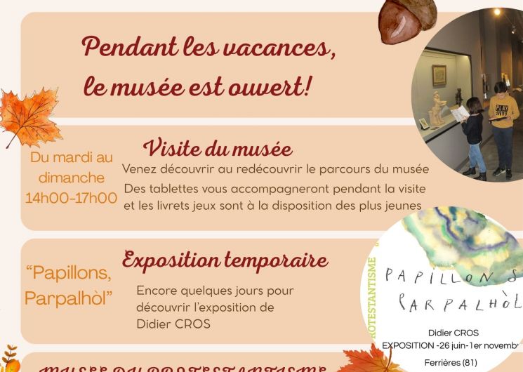 Visite du musée pendant les vacances