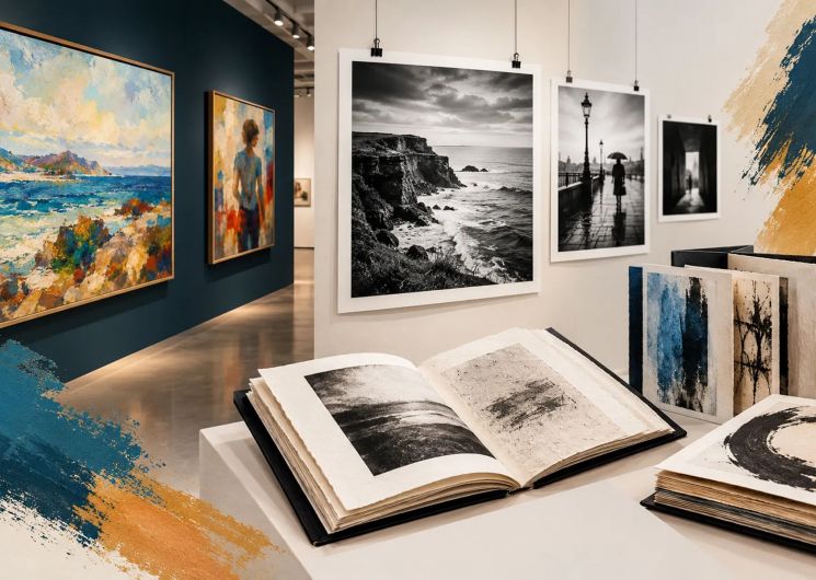 Exposition de peintures, photographies et livres d’artiste
