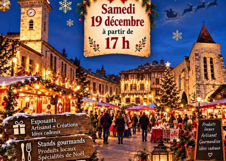 Marché gourmand de Noël à Montaigu-de-Quercy_Montaigu-de-Quercy