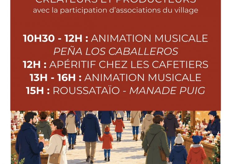Programme marché de Noël - Générac (Gard - 30)