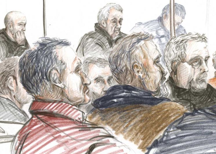 Croquis d’audience du procès Pelicot