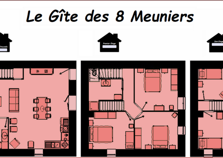 Le Gîte des 8 Meuniers, référence G1414 sur Gîtes de France - Villefranche d'Albigeois, Tarn