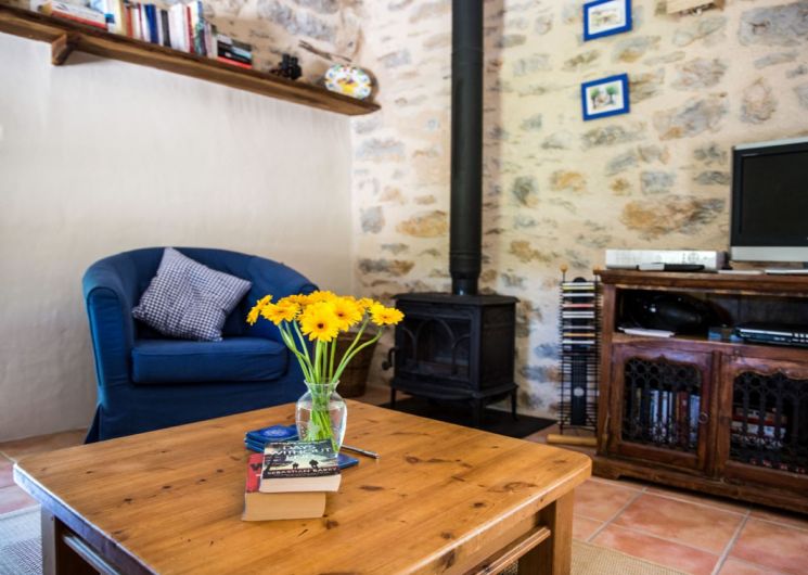 Le Salon avec Poele de Bois