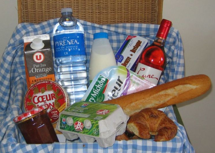 Pacquet de nourriture de Bienvenue