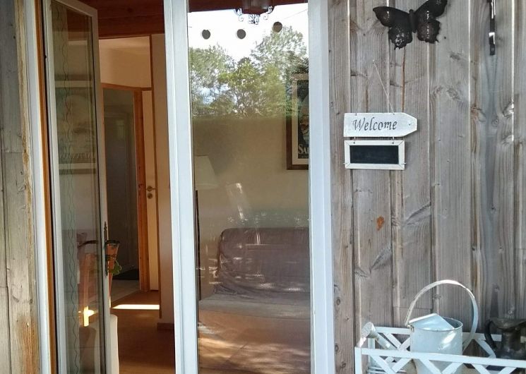 entrée du chalet