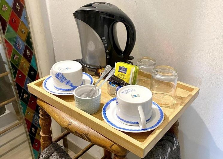 chambre d'Albert et Blanche plateau de courtoisie