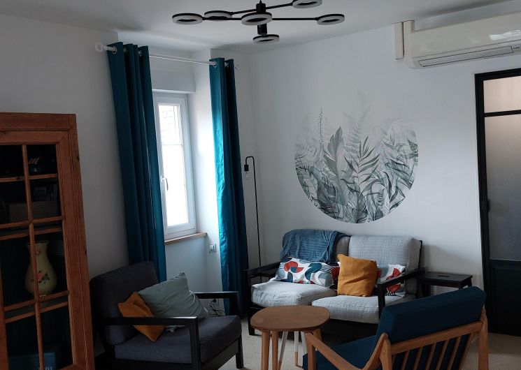 Salon et coin lecture