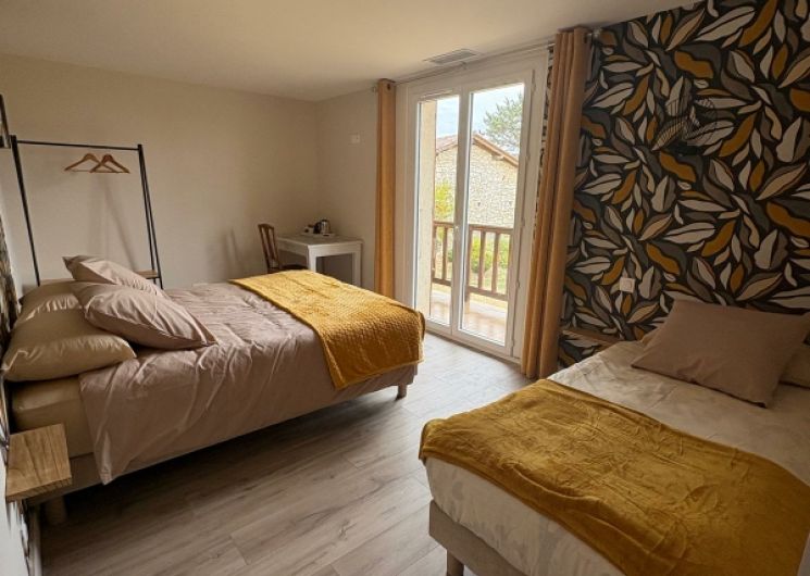 Sous le tilleul. Chambre Balcon_Saint-Georges