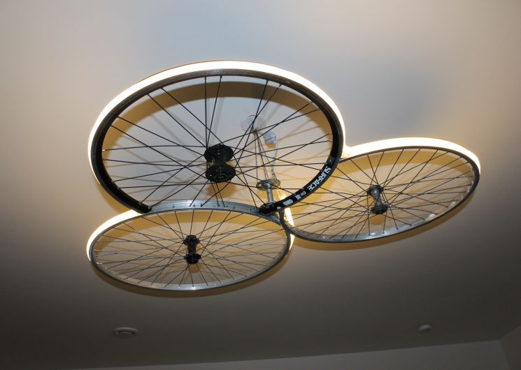Lustre salon vélo