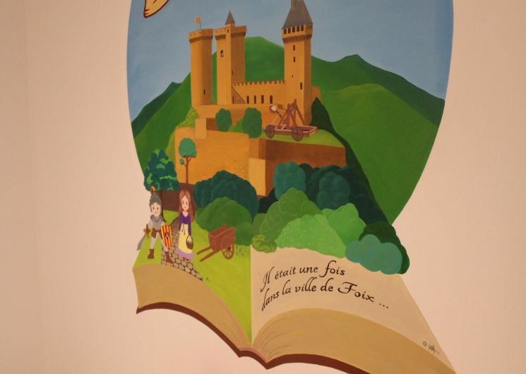 peinture chambre enfants famille