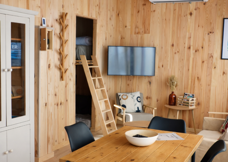 espace repas chalet Poppy