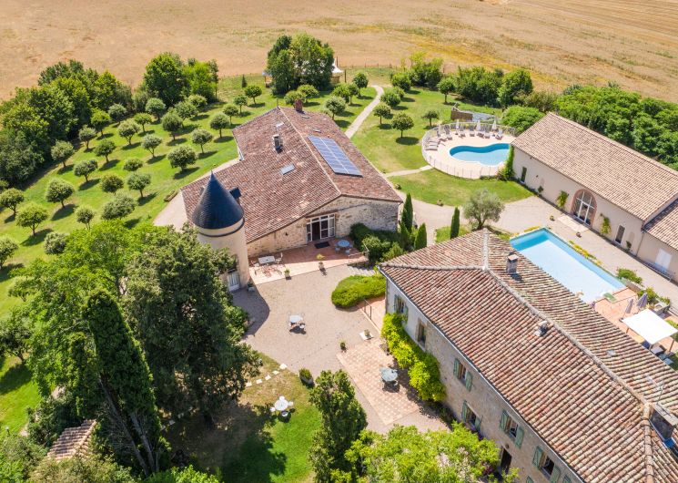 En Naudet_Teyssode Estate - Aerial View