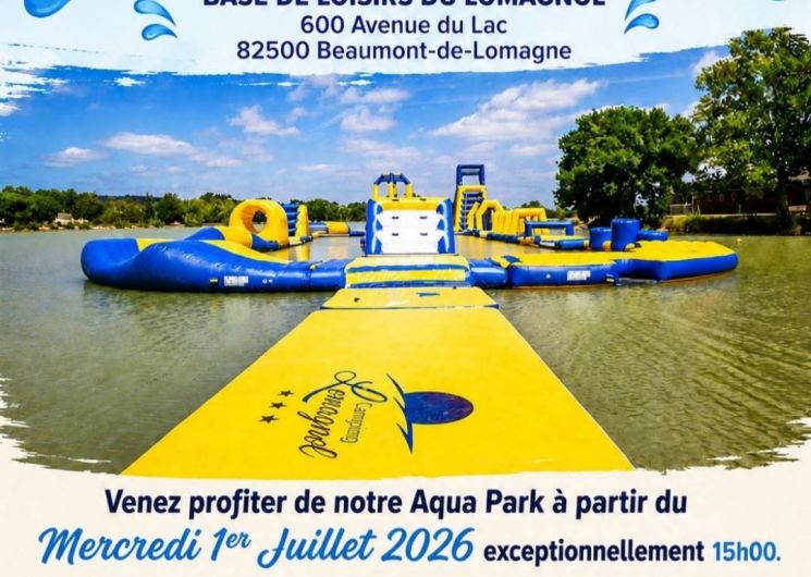 Aquapark du 2 juillet au 30 août_Beaumont-de-Lomagne