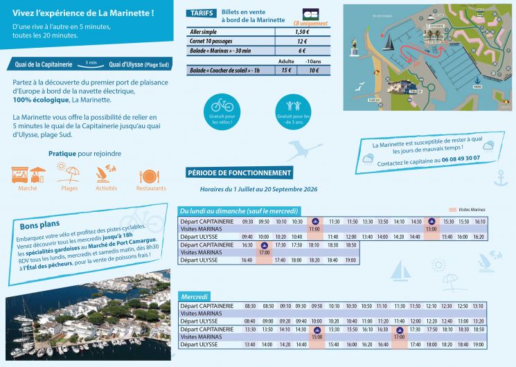La Marinette - Navette portuaire_Le Grau-du-Roi