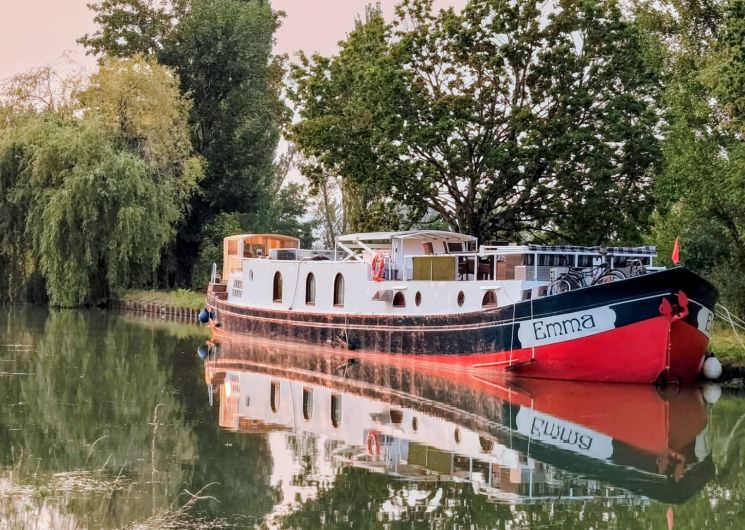 Escapade gourmande sur la péniche Emma_Lamagistère