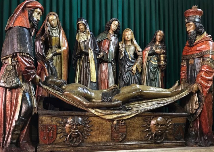 Mise au tombeau fin 15ème siècle