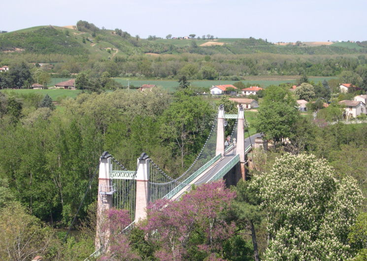 Pont suspendu - Saint-Sulpice- Tarn