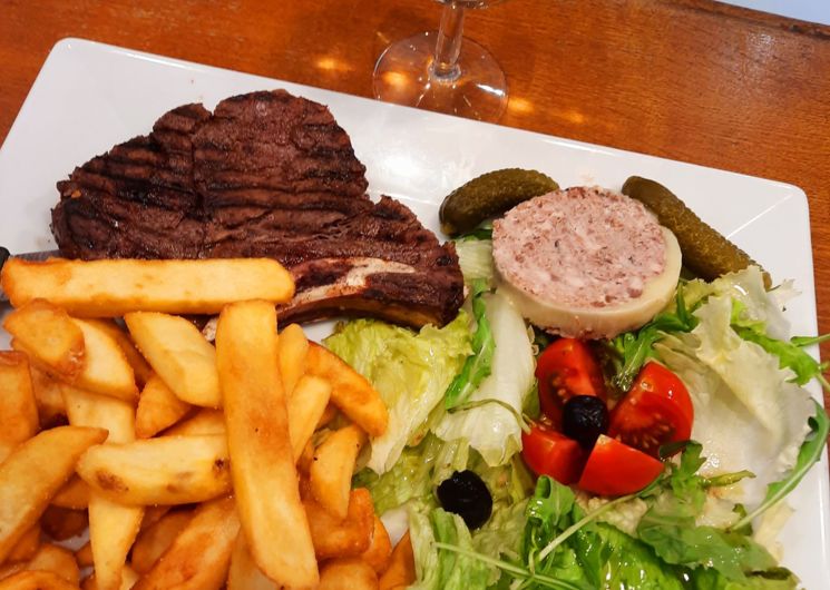 Assiette Terroir - Café du Pont à Gallician