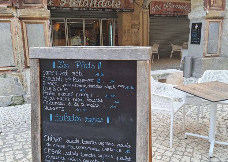 Farandole menu