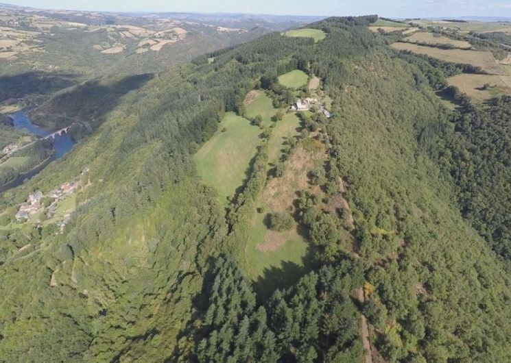 Hameau vue par drone