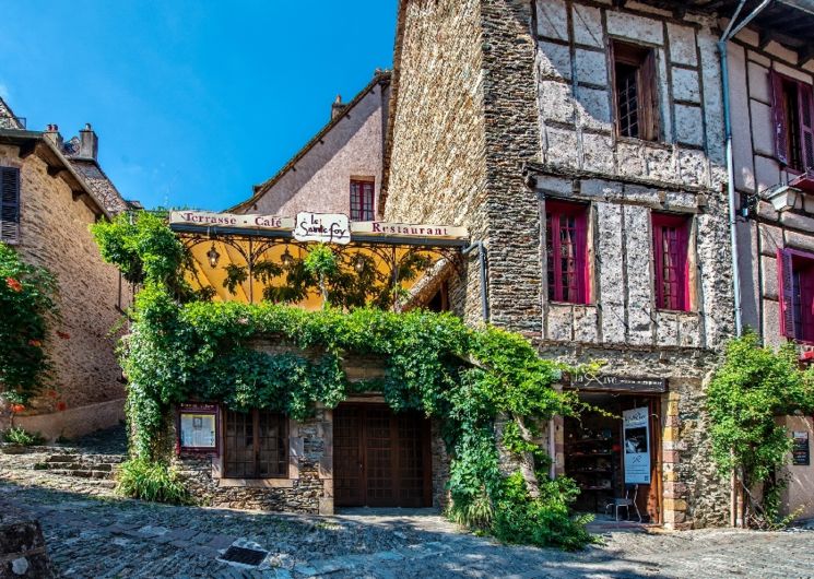 Hotel-restaurant Sainte-Foy à Conques en Aveyron