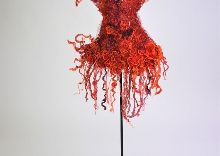 Sculpture textile Monika Liné-Gölz