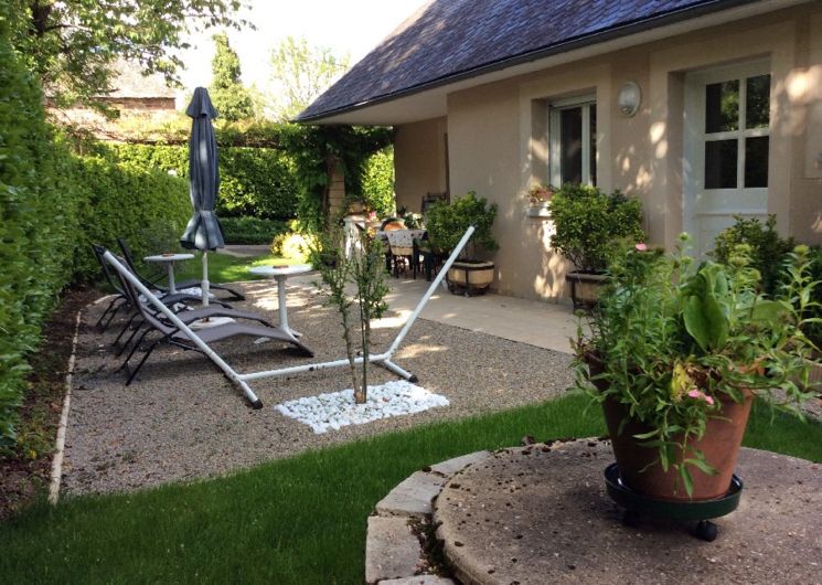 La Maison du Pèlerin - Terrasse coin détente